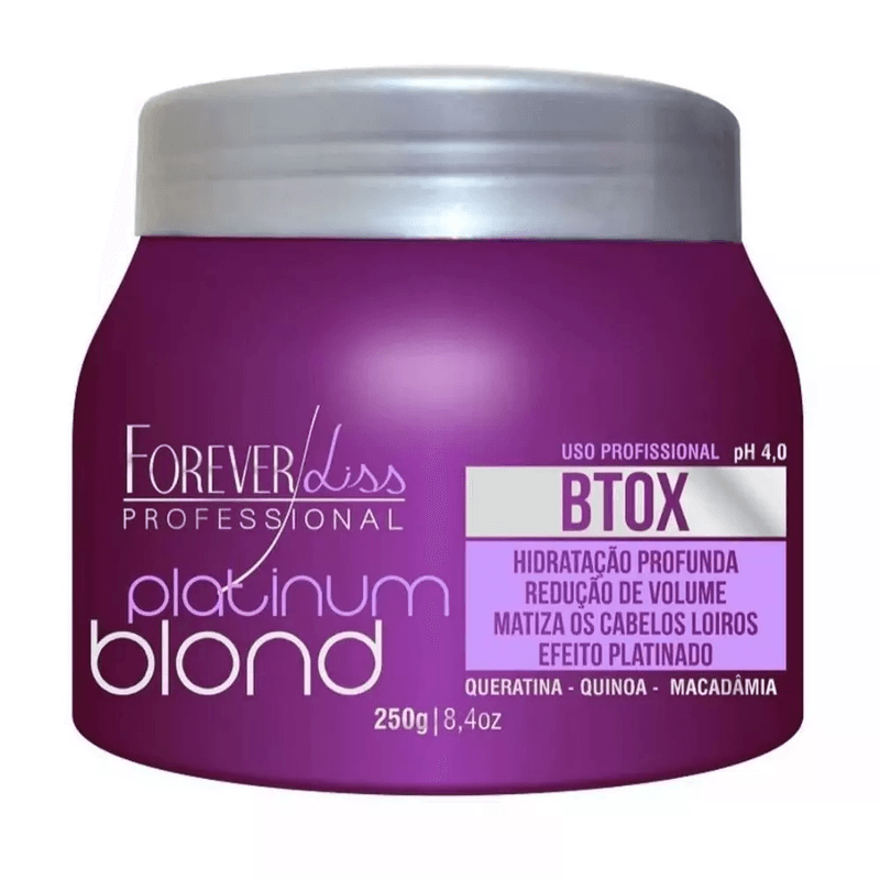 mascara-capilar-forever-liss-platinum-blond-botox-250g