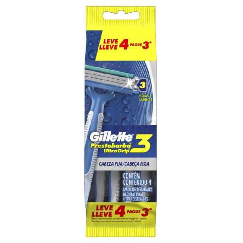 aparelho-de-barbear-gillette-prestobarba-ultragrip-3-com-4-unidades