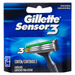carga-gillette-sensor-3-com-2-unidades