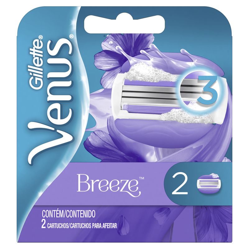 carga-gillette-venus-breeze-com-2-unidades