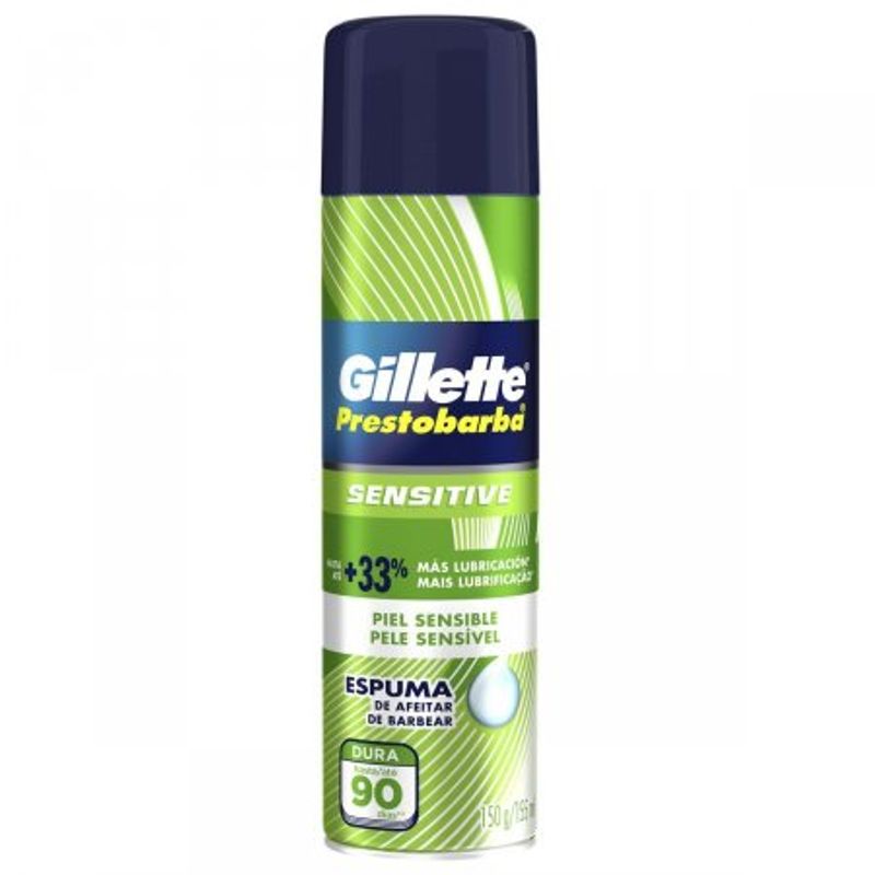 espuma-de-barbear-gillette-prestobarba-sensitive-150g
