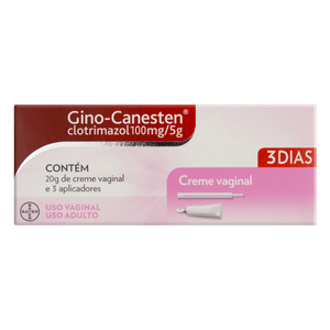Gino-Canesten 3 Dias Creme Ginecolgico 20G+3 Aplicadores