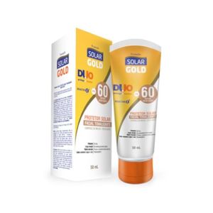 PROTETOR SOLAR FACIAL GOLD TONALIZANTE FPS60 50ML