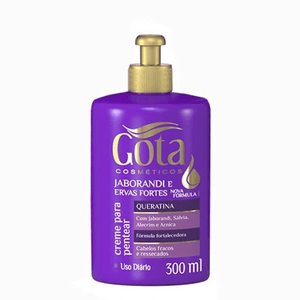 Creme Para Pentear Gota Dourada Jaborandi E Ervas Fortes 300ml