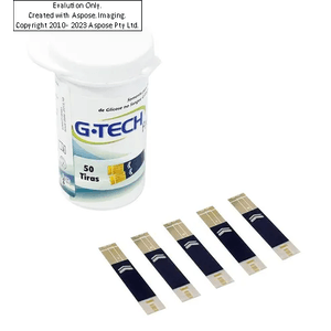 Tiras Reagentes G-Tech Free1 Com 50 Unidades