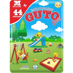 Fralda Guto Baby Jumbo M Com 44 Unidades