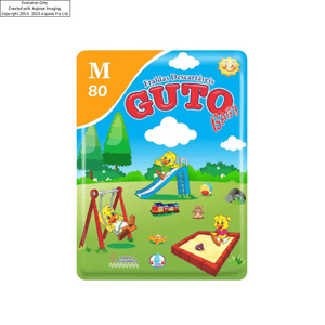 Fralda Guto Baby Mega M Com 80 Unidades