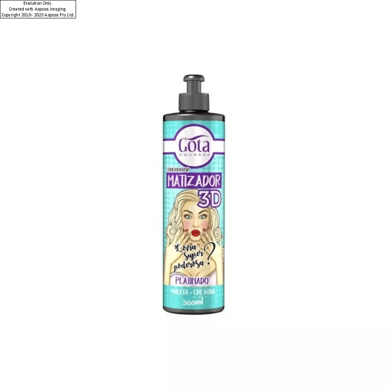 condicionador-gota-dourada-matizador-3d-platinado-300-ml