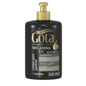 Creme Para Pentear Gota Dourada Melanina 300ml