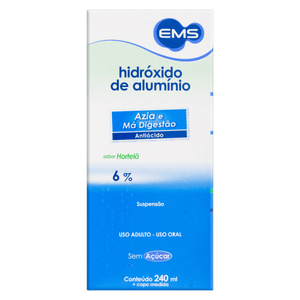 Hidroxido De Aluminio 61,5Mg/Ml Suspensao Oral 240Ml Ems