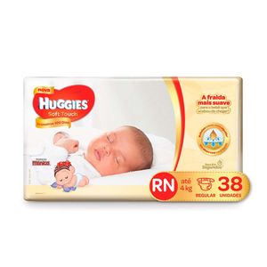 Fralda Huggies Primeiros 100 Dias Rn Com 38 Unidades