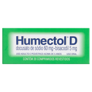 Humectol D 5Mg/60Mg Com 20 Comprimidos