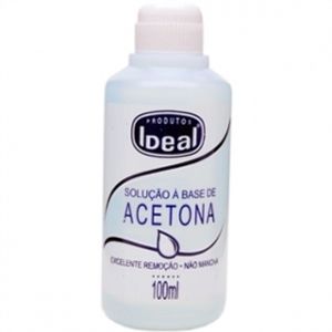 Removedor De Esmalte Ideal A Base De Acetona 100Ml