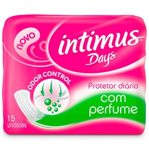 Absorvente Intimus Gel Days Sem Abas Com Perfume Com 15 Unidades