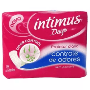PROTETOR DIARIO INTIMUS DAYS SEM PERFUME COM 15 UNIDADES
