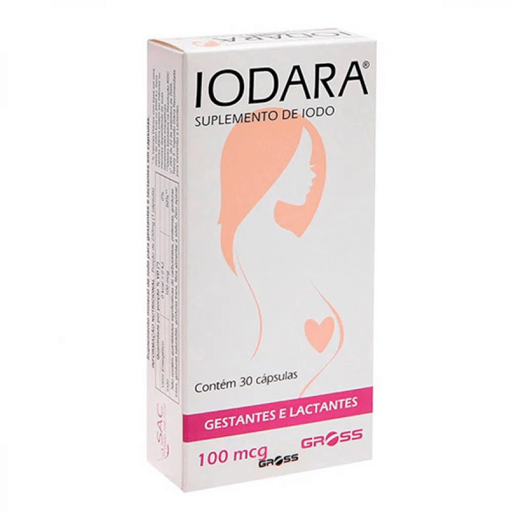 IODARA 100MG COM 30 COMPRIMIDOS - Drogaleste
