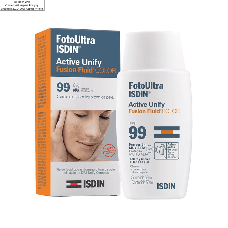 protetor-solar-isdin-foto-ultra-active-unify-color-fps99-50ml