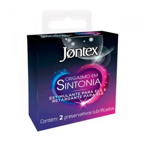 Preservativo Jontex Orgasmo Em Sintonia Com 2 Unidades
