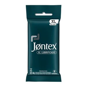 Preservativo Jontex Lubrificado Xl Com 6 Unidades