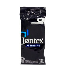 Preservativo Jontex Xl Sensitive Com 6 Unidades