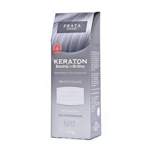 BANHO DE BRILHO KERATON PRATA 100G