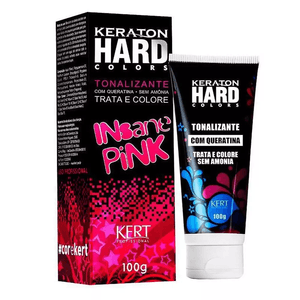 TONALIZANTE KERATON HARD COLORS INSANE PINK 100G