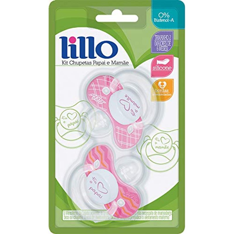 kit-chupetas-lillo-ortodontica-eu-amo-a-mamaeo-papai-rosa-n2-com-2-unidades