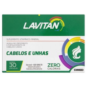 Kit 3X30 Lavitan Cabelos E Unhas Com 90 comprimidos