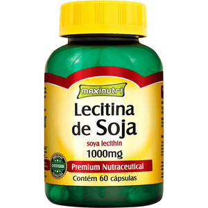 Lecitina De Soja 1.000Mg com 60 comprimidos MAXINUTRI