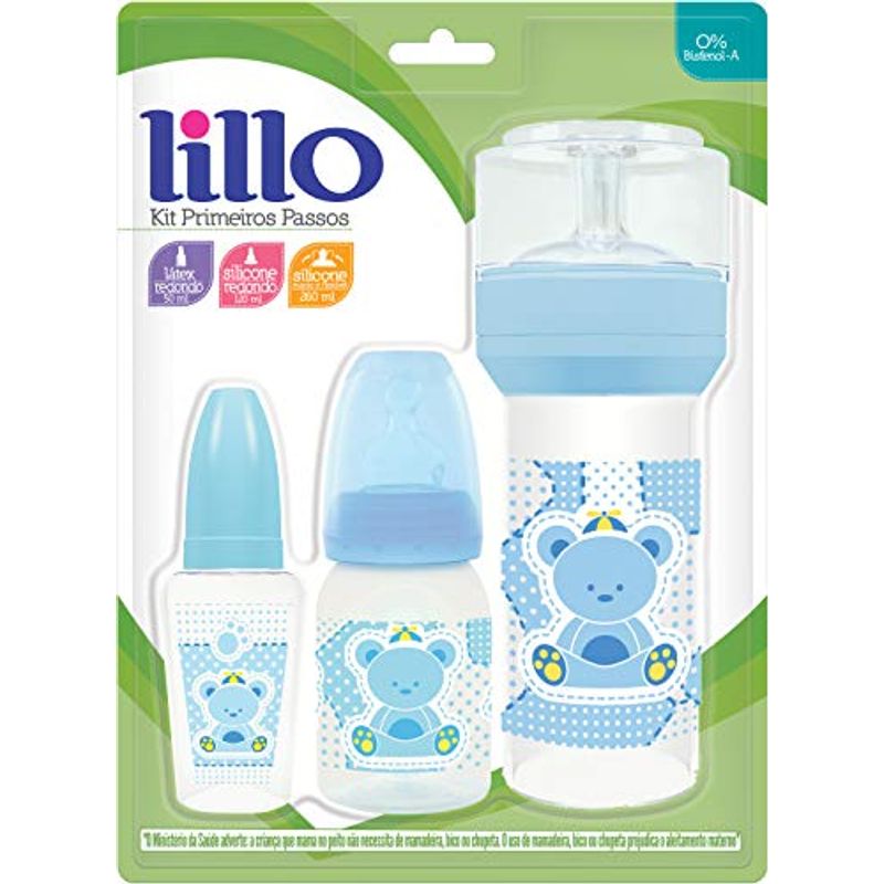 kit-lillo-3-mamadeiras3-bicos-primeiros-passos-azul