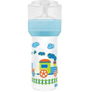 Mamadeira Lillo Super Divertida OrtodOntica Azul 260Ml