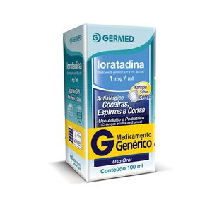 Loratadina 1Mg/Ml Xarope 100Ml Germed