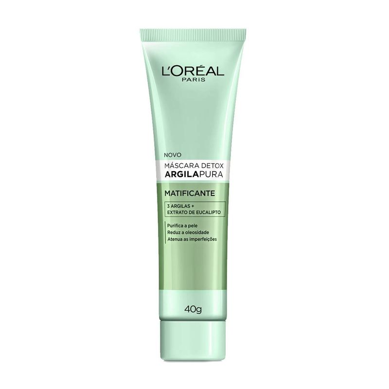 mascara-facial-loreal-detox-argila-pura-matificante-40g