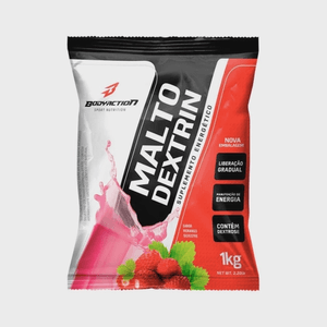Suplemento Body Action Maltodextrin Morango Silvestre 1Kg