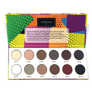 Paleta De Sombras Jasmyne Matte De Amor R:V292