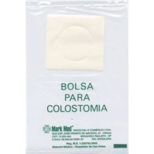 BOLSA PARA COLOSTOMIA MARK MED 50MM COM 10 UNIDADES