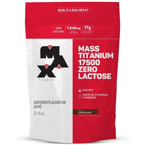 Suplemento Mass Titanium Sabor Baunilha Refil 3Kg