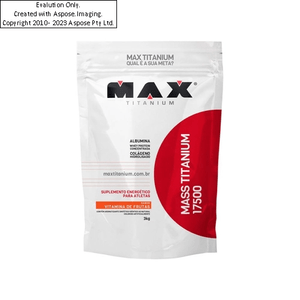 Suplemento Mass Titanium Sabor Vitamina De Frutas Refil 3Kg