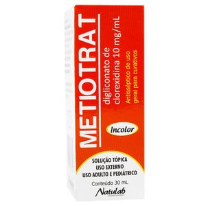 Metiotrat 10Mg SOLUÇaO TOPICA 30Ml