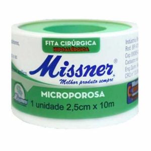 Fita Microporosa Missner Branca 2,5Cmx10ml