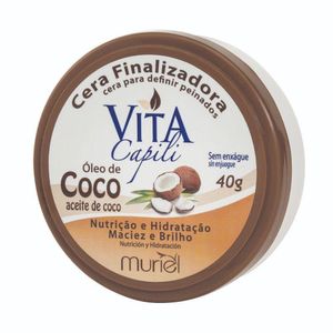Cera Finalizadora Muriel Oleo De Coco 40G