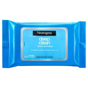 Lenço Demaquilante Neutrogena Deep Clean Com 7 Unidades