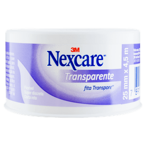 Esparadrapo Nexcare Transpore Transparente 25Mmx4,5M
