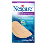curativo-nexcare-3m-superflexiveis-joelhos-e-cotovelos-com-8-unidades