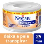 fita-micropopore-bege-peles-sensiveis-nexcare-3m-25mmx135m