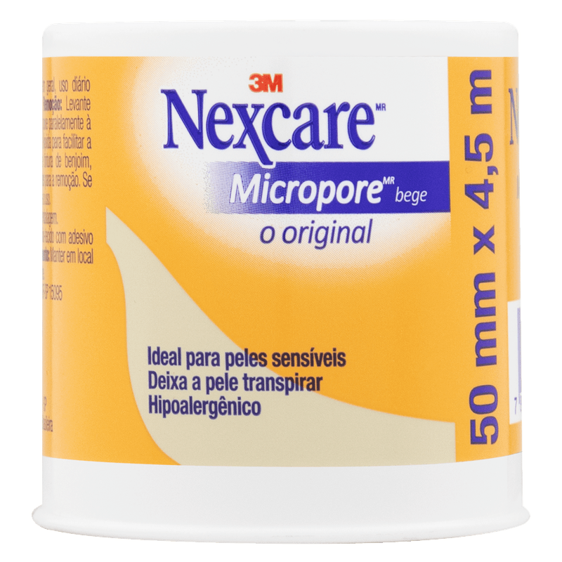 esparadrapo-nexcare-micropore-bege-50mmx45m