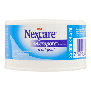 Esparadrapo Nexcare Micropore Branco 25Mmx4,5M