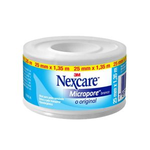 Esparadrapo Nexcare Micropore Branco 25Mmx1,35M