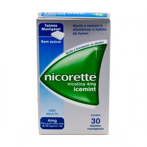Nicorette Icemint 4Mg Com 30 Gomas