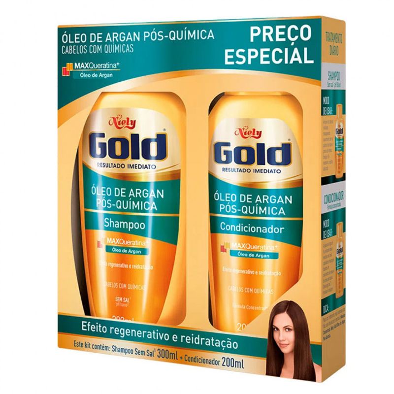 kit-niely-gold-oleo-de-argan-posquimica-shampoo-300mlcondicionador-200ml